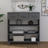 Wooden Console Table With 3 Drawers And 3 Shelves - Hamar