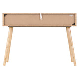 Wooden Console Table With 3 Drawers - Nordic