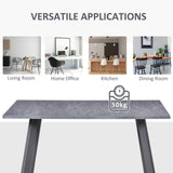 Wooden Contemporary Kitchen Dining Table Rectangular for 4 People - Velmora