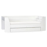 Wooden Day Bed With Drawer And Shelving Unit - Cyclone