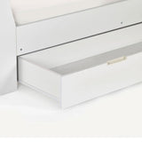 Wooden Day Bed With Drawer And Shelving Unit - Cyclone