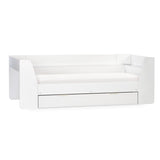Wooden Day Bed With Drawer And Shelving Unit - Cyclone