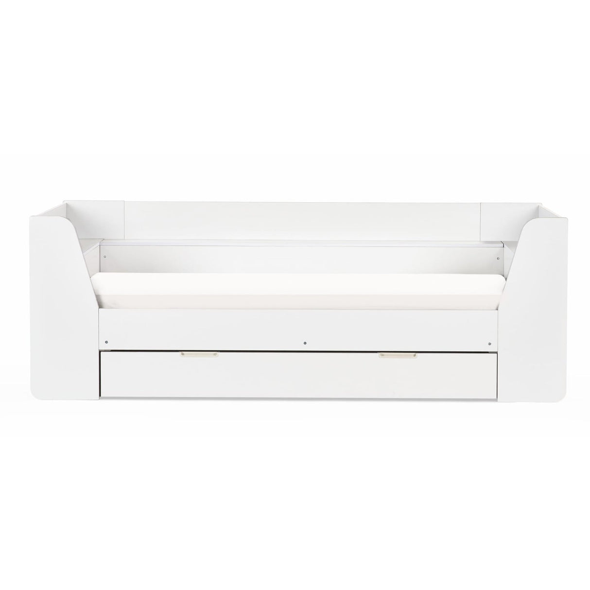 Wooden Day Bed With Drawer And Shelving Unit - Cyclone