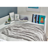 Wooden Day Bed With Drawer And Shelving Unit - Cyclone