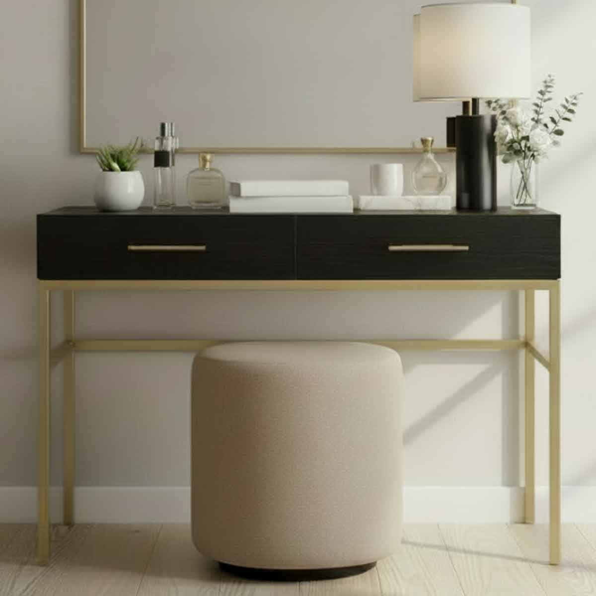 Wooden Desk 120cm Wide for Home And Office - Tulip