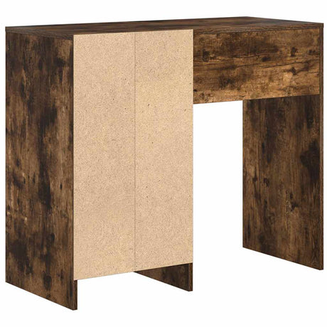 Wooden Desk 90cm Wide With 4 Drawers - Vantage Home
