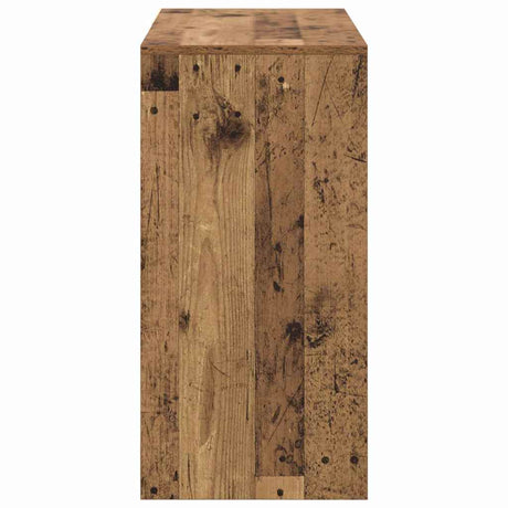 Wooden Desk 90cm Wide With 4 Drawers - Vantage Home