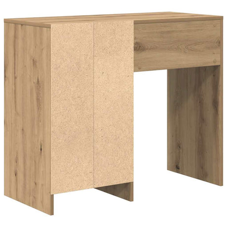Wooden Desk 90cm Wide With 4 Drawers - Vantage Home