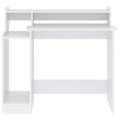 Wooden Desk 97cm Wide for Home And Office With LED Lights - Vantage Home