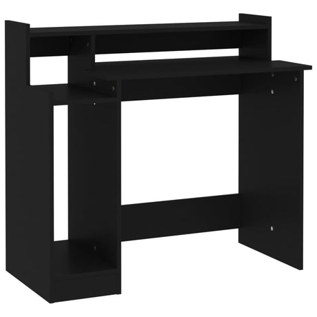 Wooden Desk 97cm Wide for Home And Office With LED Lights - Vantage Home
