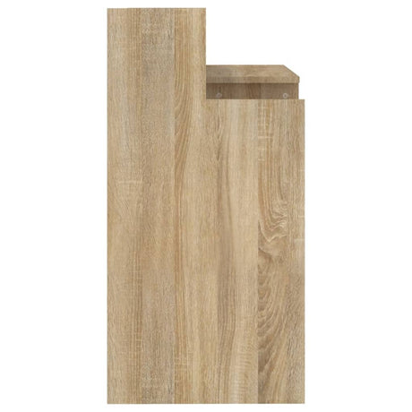 Wooden Desk 97cm Wide for Home And Office With LED Lights - Vantage Home