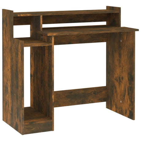 Wooden Desk 97cm Wide for Home And Office With LED Lights - Vantage Home