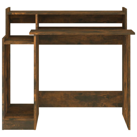 Wooden Desk 97cm Wide for Home And Office With LED Lights - Vantage Home