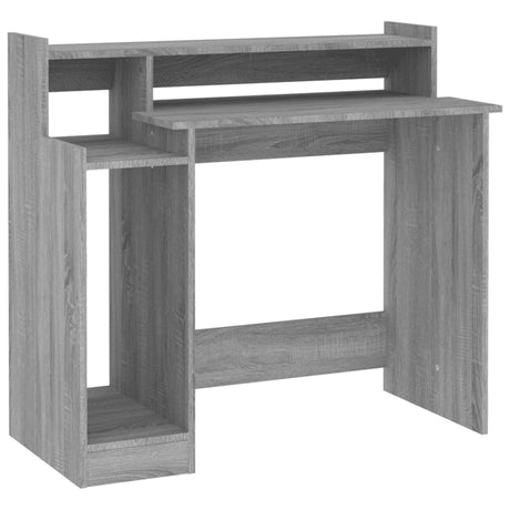 Wooden Desk 97cm Wide for Home And Office With LED Lights - Vantage Home