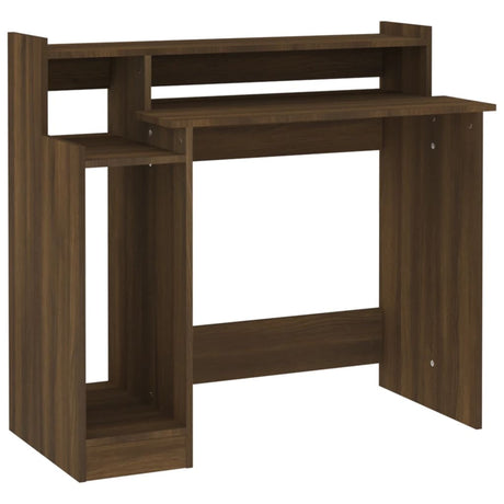 Wooden Desk 97cm Wide for Home And Office With LED Lights - Vantage Home