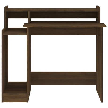 Wooden Desk 97cm Wide for Home And Office With LED Lights - Vantage Home