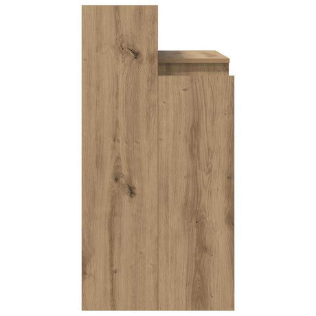 Wooden Desk 97cm Wide for Home And Office With LED Lights - Vantage Home