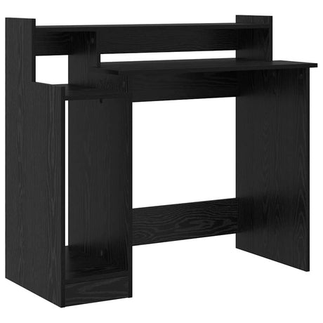 Wooden Desk 97cm Wide for Home And Office With LED Lights - Vantage Home