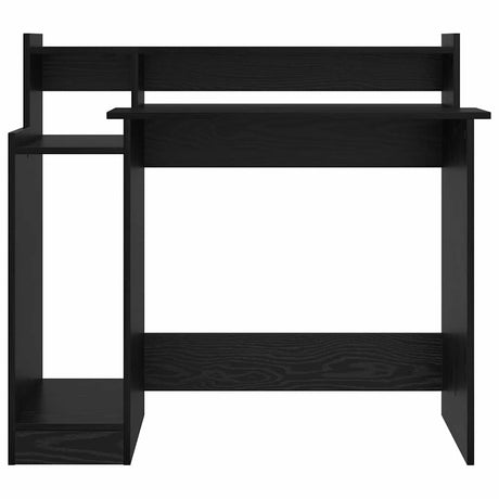 Wooden Desk 97cm Wide for Home And Office With LED Lights - Vantage Home