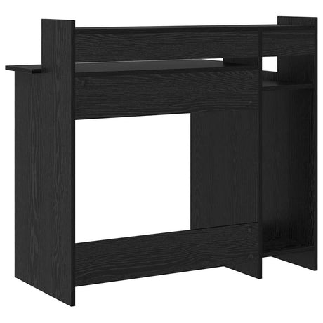 Wooden Desk 97cm Wide for Home And Office With LED Lights - Vantage Home