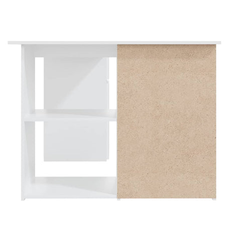 Wooden Desk Corner for Home And Office With 2 Doors And 4 Drawers - Vantage Home
