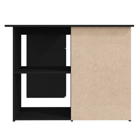 Wooden Desk Corner for Home And Office With 2 Doors And 4 Drawers - Vantage Home