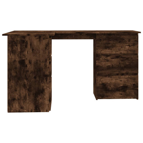 Wooden Desk Corner for Home And Office With 2 Doors And 4 Drawers - Vantage Home