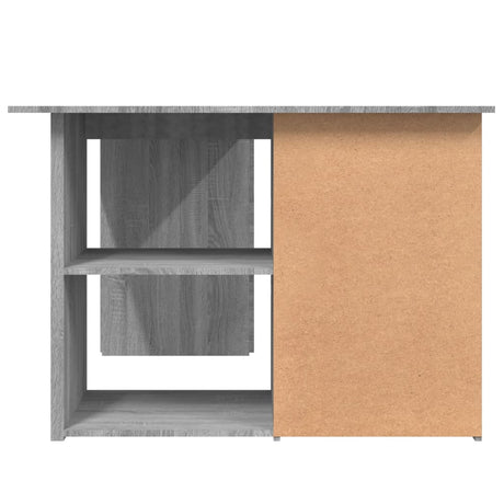 Wooden Desk Corner for Home And Office With 2 Doors And 4 Drawers - Vantage Home