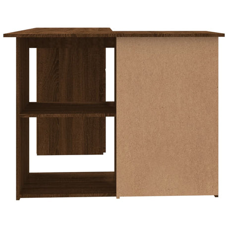 Wooden Desk Corner for Home And Office With 2 Doors And 4 Drawers - Vantage Home