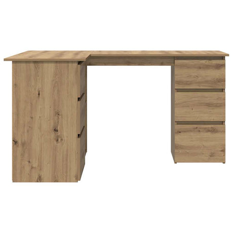 Wooden Desk Corner for Home And Office With 2 Doors And 4 Drawers - Vantage Home
