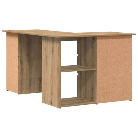 Wooden Desk Corner for Home And Office With 2 Doors And 4 Drawers - Vantage Home