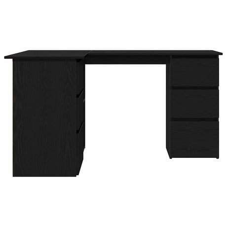 Wooden Desk Corner for Home And Office With 2 Doors And 4 Drawers - Vantage Home