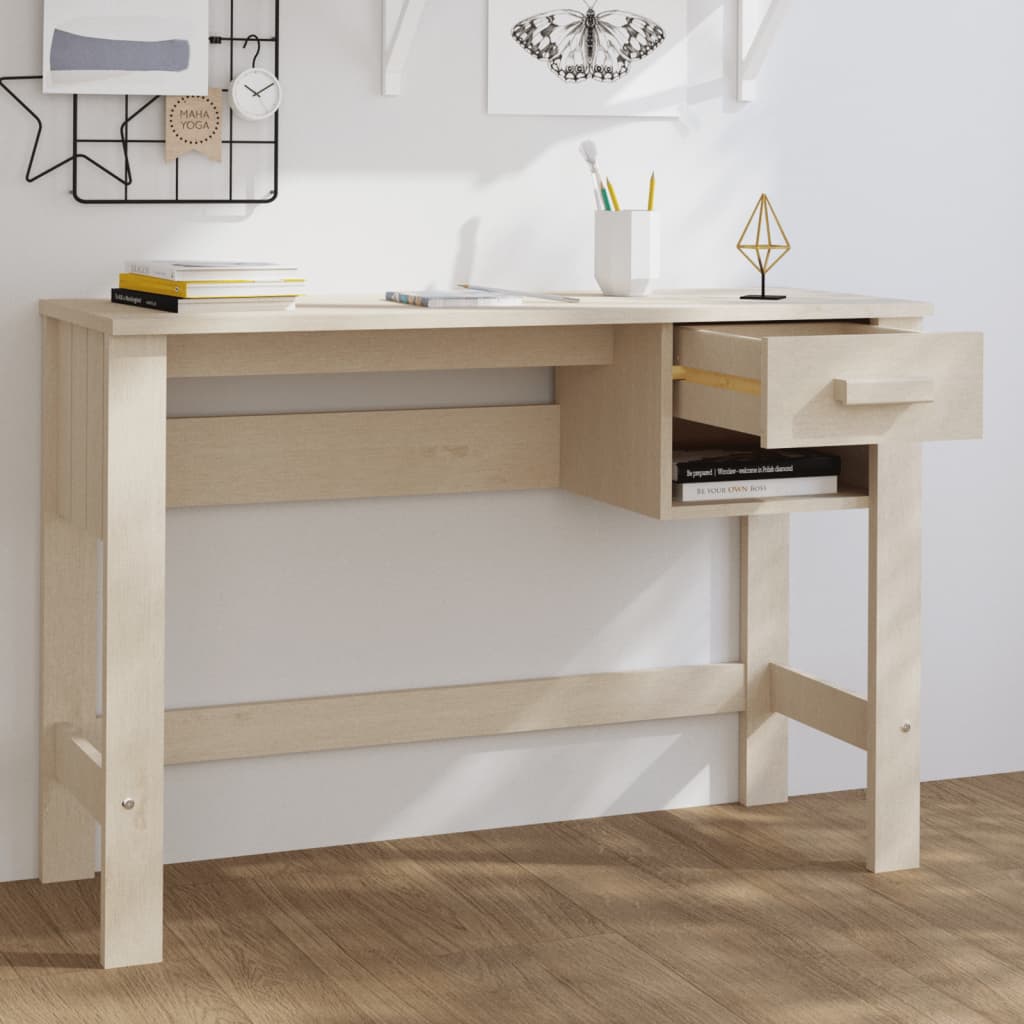 Wooden Desk for Home And Offfice With 1 Drawer - Hamar