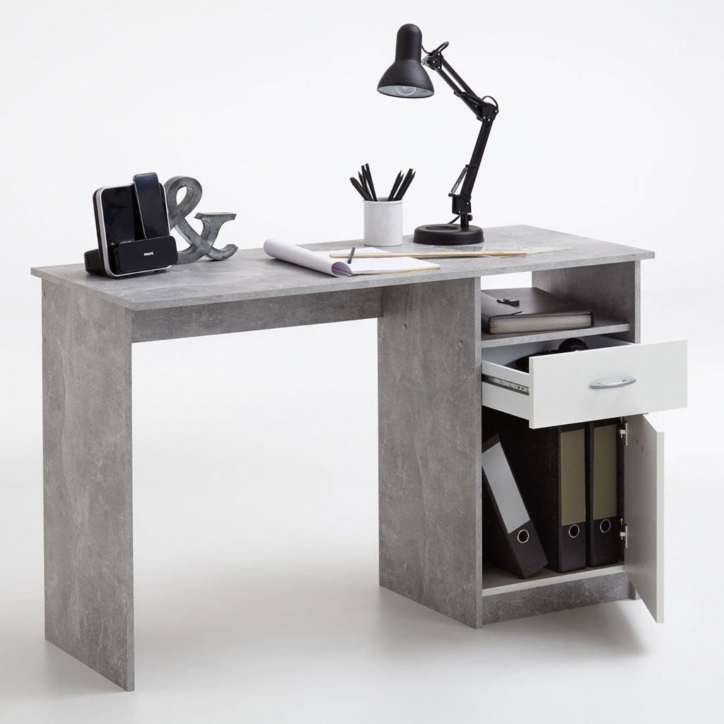 Wooden Desk for Home And Office With 1 Door 1 Drawer - Rama