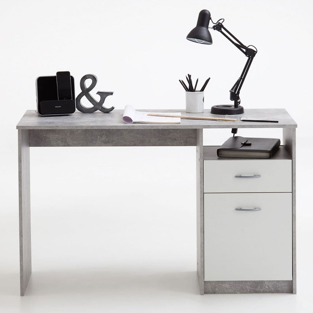 Wooden Desk for Home And Office With 1 Door 1 Drawer - Rama