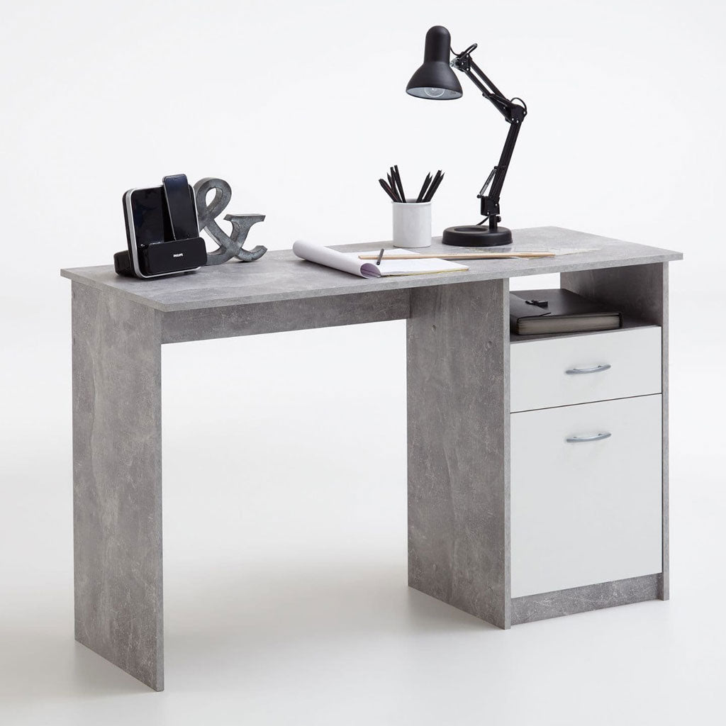 Wooden Desk for Home And Office With 1 Door 1 Drawer - Rama