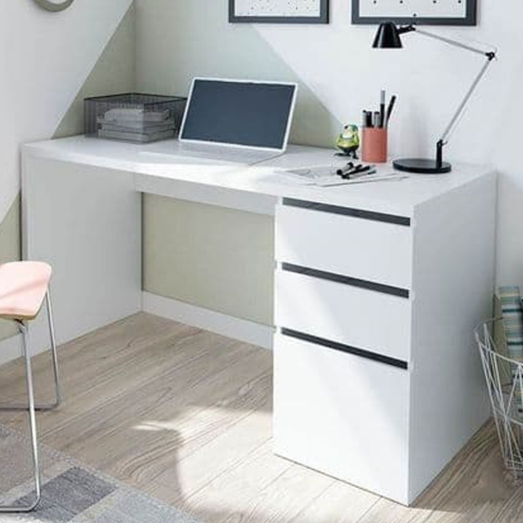 Wooden Desk for Home And Office With 1 Door 2 Drawers - Santiago