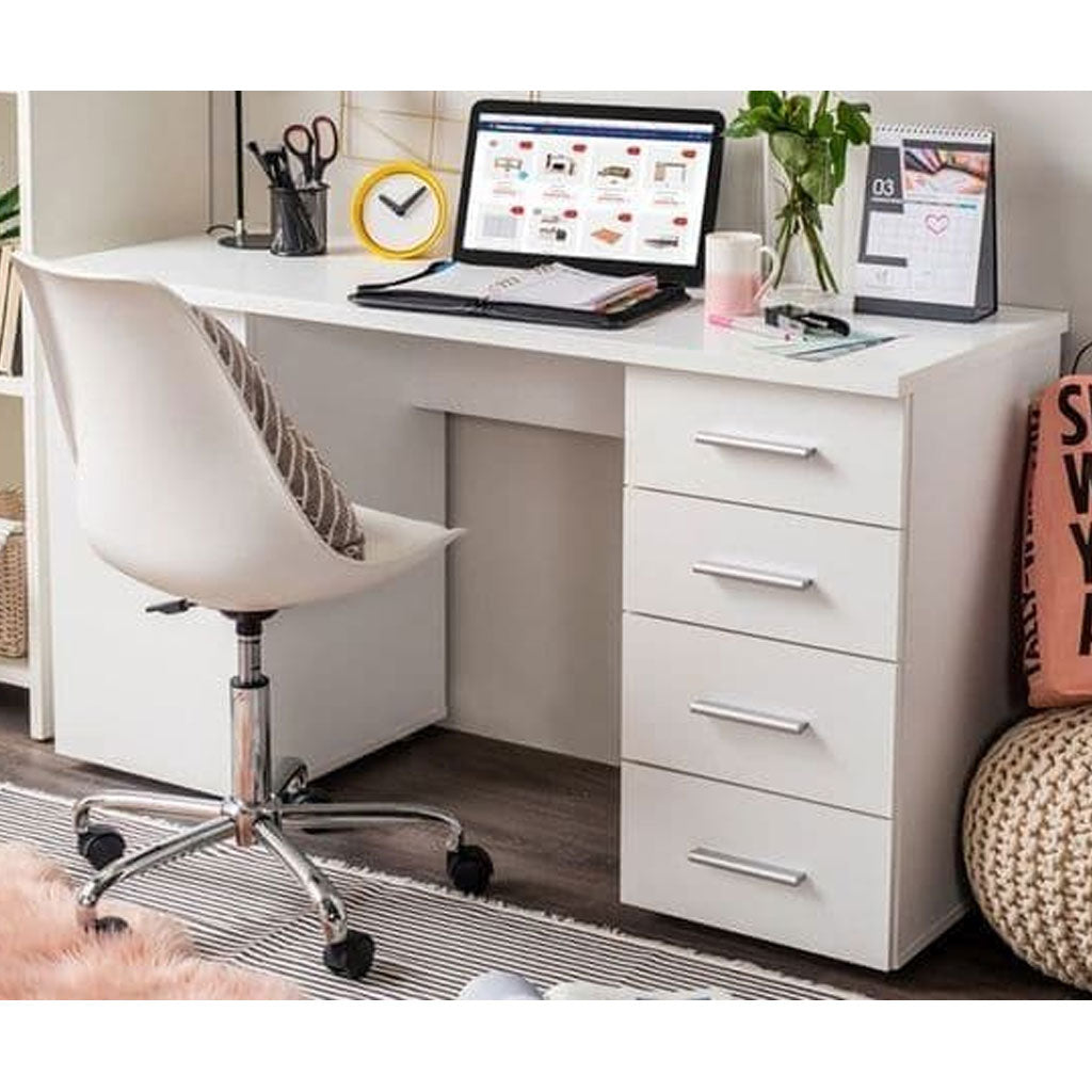 Wooden Desk for Home And Office With 1 Door 4 Drawers - Liberty