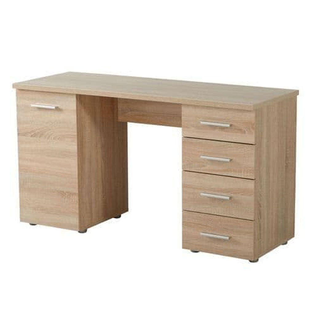 Wooden Desk for Home And Office With 1 Door 4 Drawers - Liberty