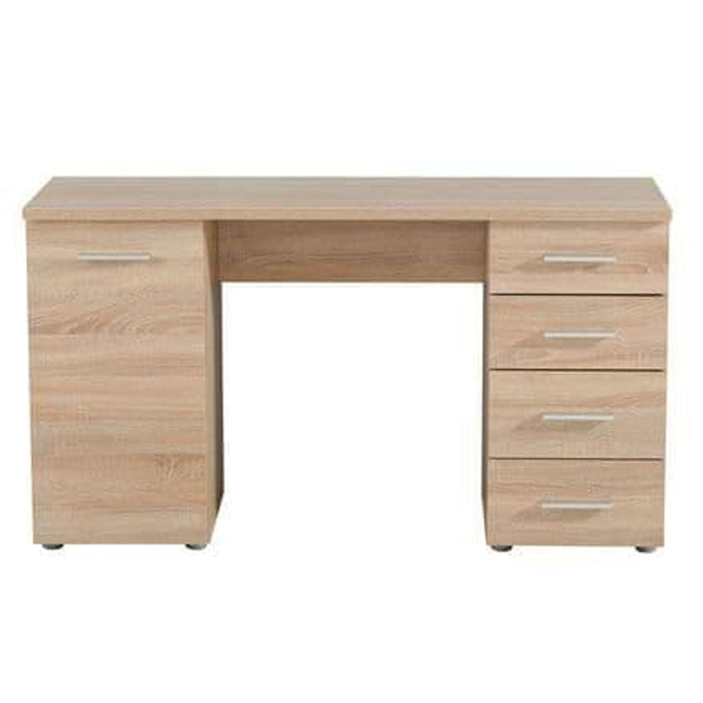 Wooden Desk for Home And Office With 1 Door 4 Drawers - Liberty