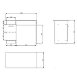 Wooden Desk for Home And Office With 1 Door - Reston