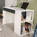 Wooden Desk for Home And Office With 1 Drawer 2 Shelves - Seattle