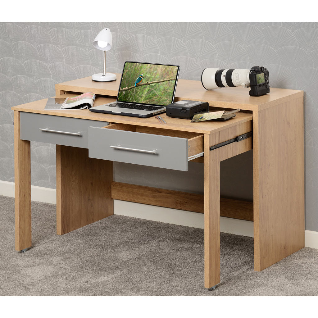 Wooden Desk for Home And Office With 2 Drawer - Seville