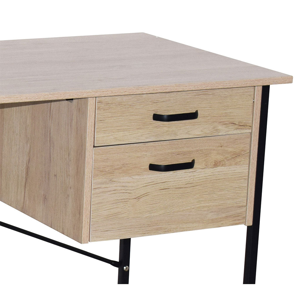 Wooden Desk for Home And Office With 2 Drawers - Loft