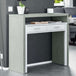 Wooden Desk 98cm Wide for Home And Office With 2 Drawers - Turina