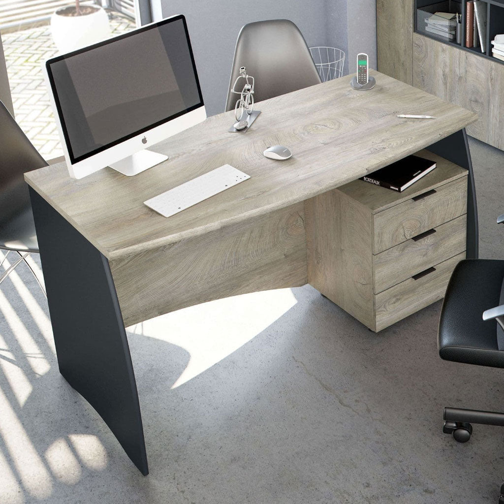 Wooden Desk for Home And Office With 3 Drawers - Orem