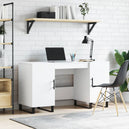 Wooden Desk for Home And Office With Black Handles - Vantage Home