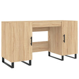 Wooden Desk for Home And Office With Black Handles - Vantage Home