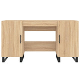 Wooden Desk for Home And Office With Black Handles - Vantage Home