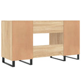 Wooden Desk for Home And Office With Black Handles - Vantage Home